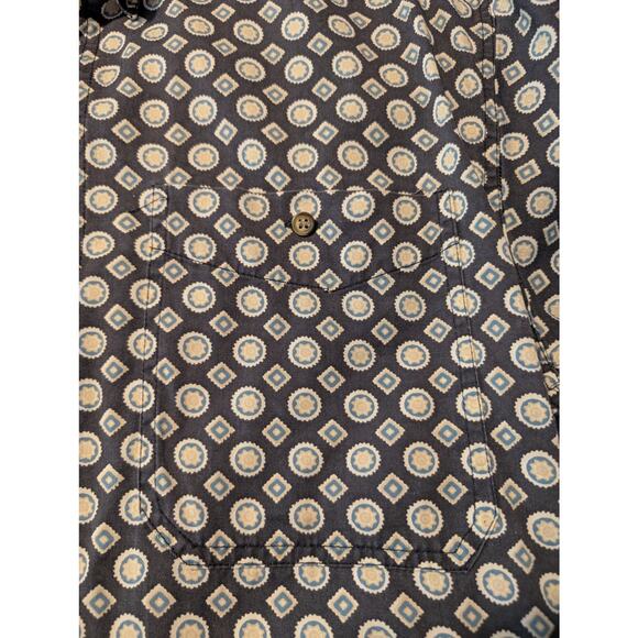 Vintage Cody James Western Gear Geometric Print Button Front Shirt Mens M - Picture 6 of 8